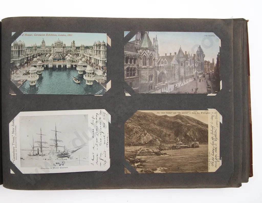 Late C19th/20th Postcard Album mainly New Zealand and World with Military Image 1++