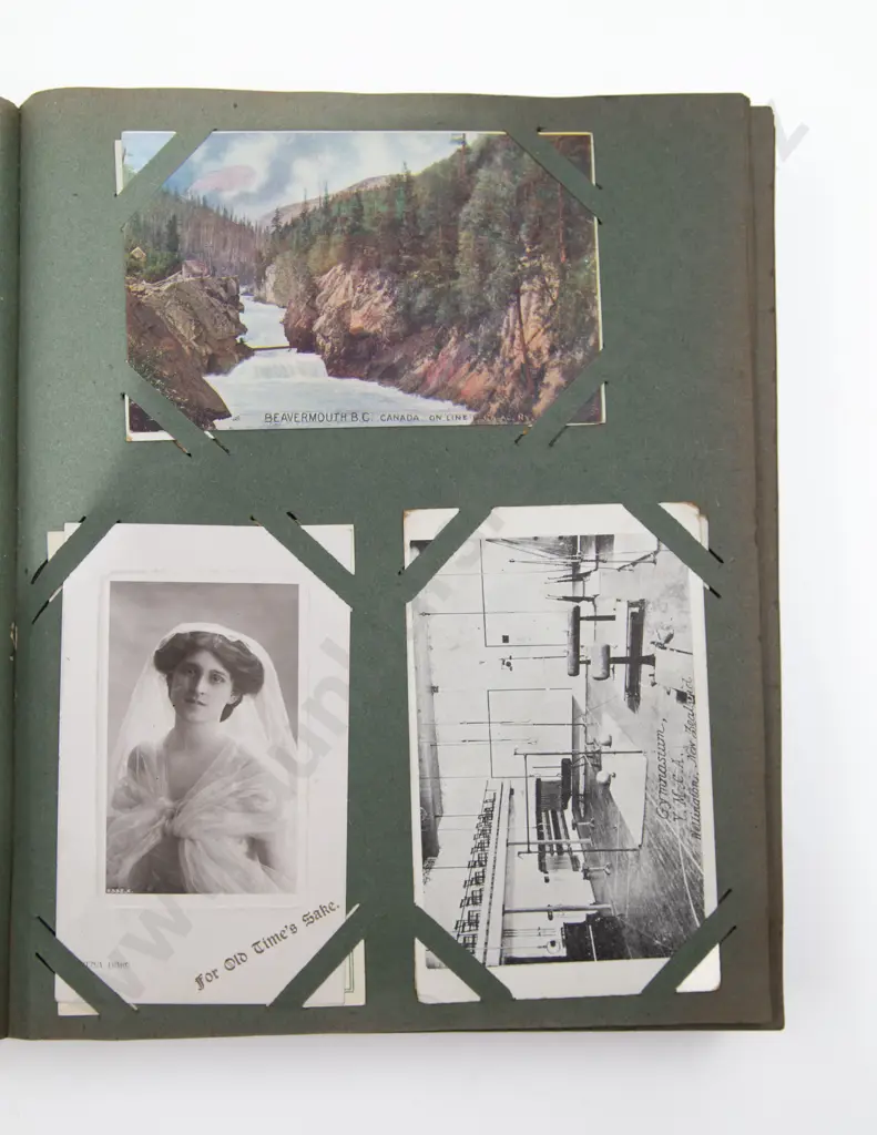 Late C19th/20th Postcard Album Image 1++