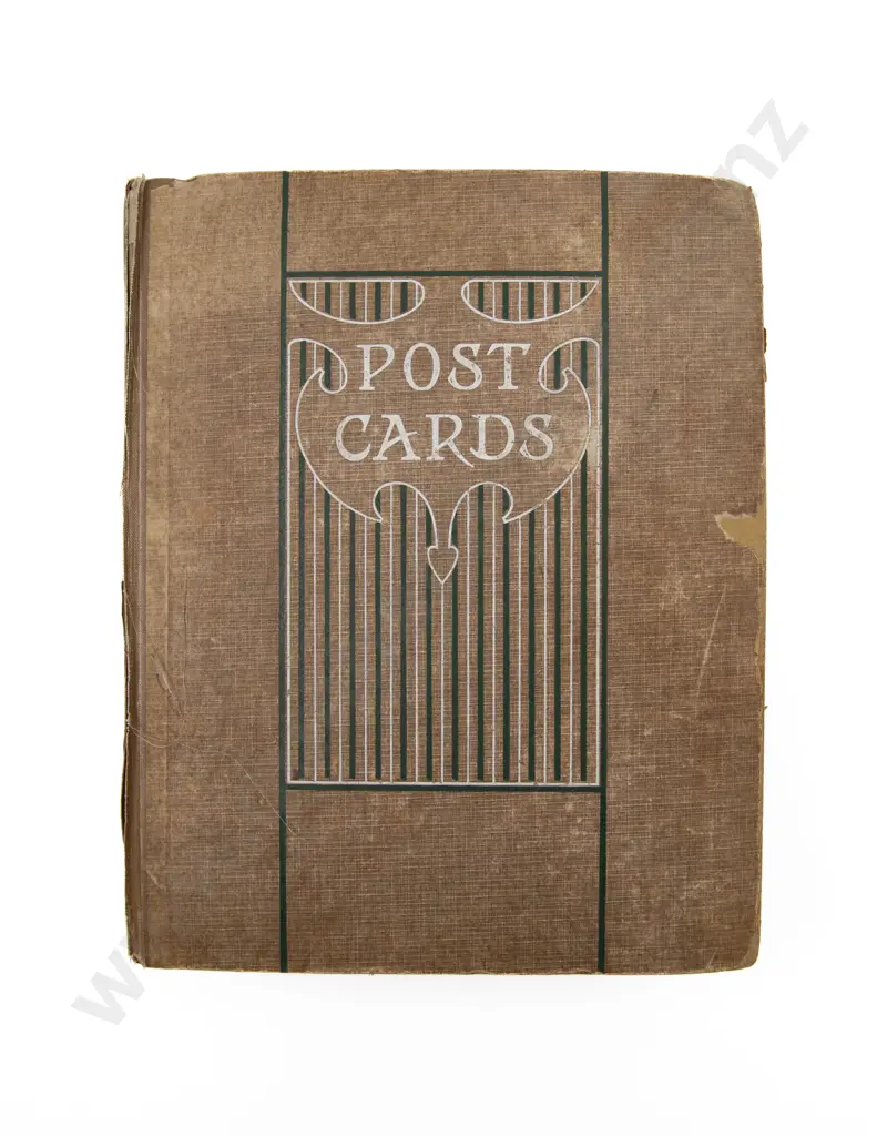 Late C19th/20th Postcard Album Image 1++