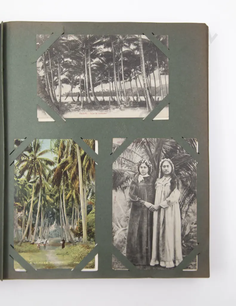 Late C19th/20th Postcard Album Image 1++