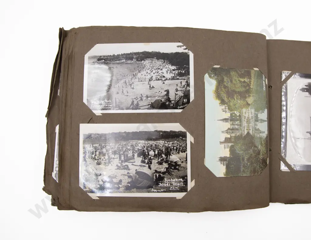 Late C19th/20th Postcard Album Image 1++