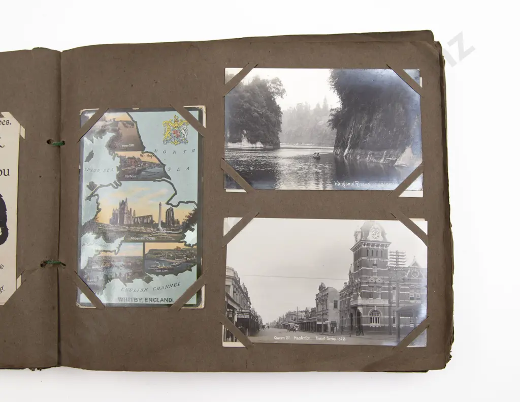 Late C19th/20th Postcard Album Image 1++