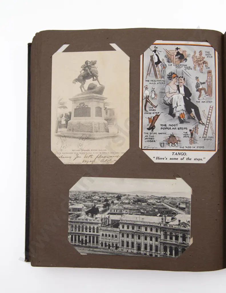 Late C19th/20th Postcard Album Image 1++
