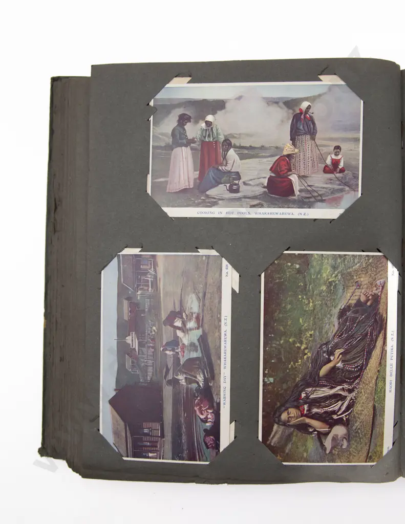 Late C19th/20th Postcard Album Image 1++