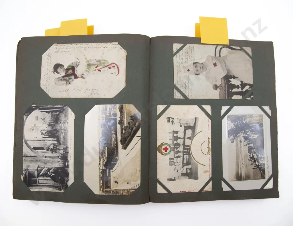 Late C19th/20th Postcard Album Image 1++
