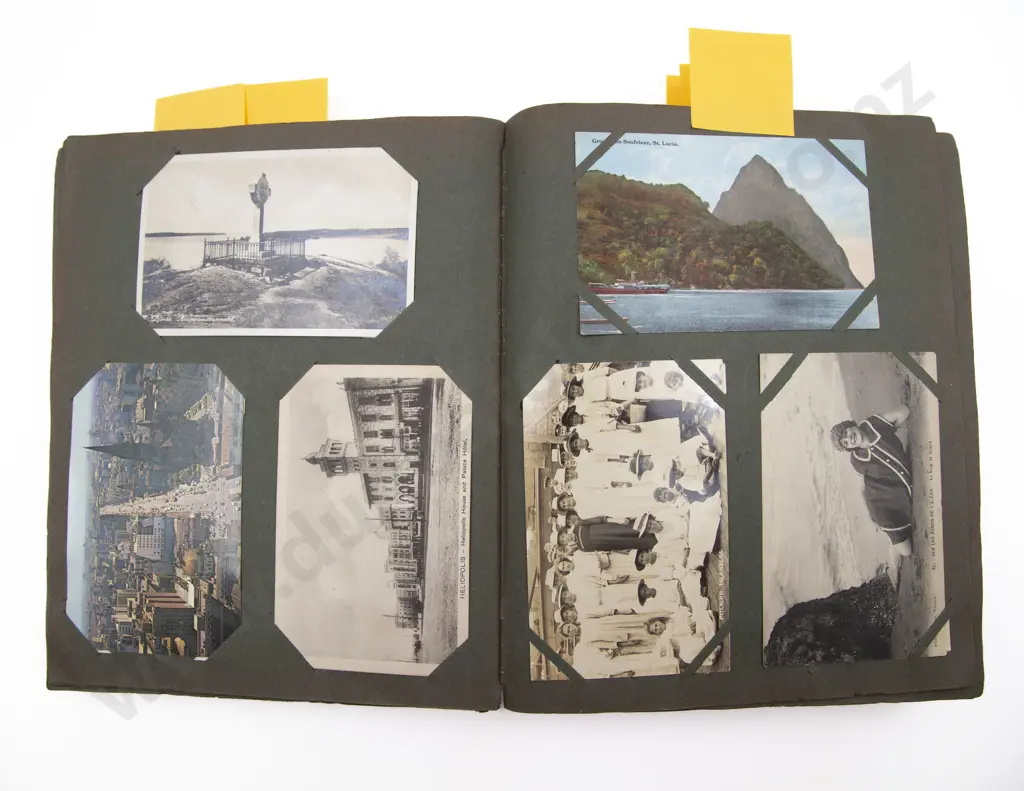 Late C19th/20th Postcard Album Image 1++