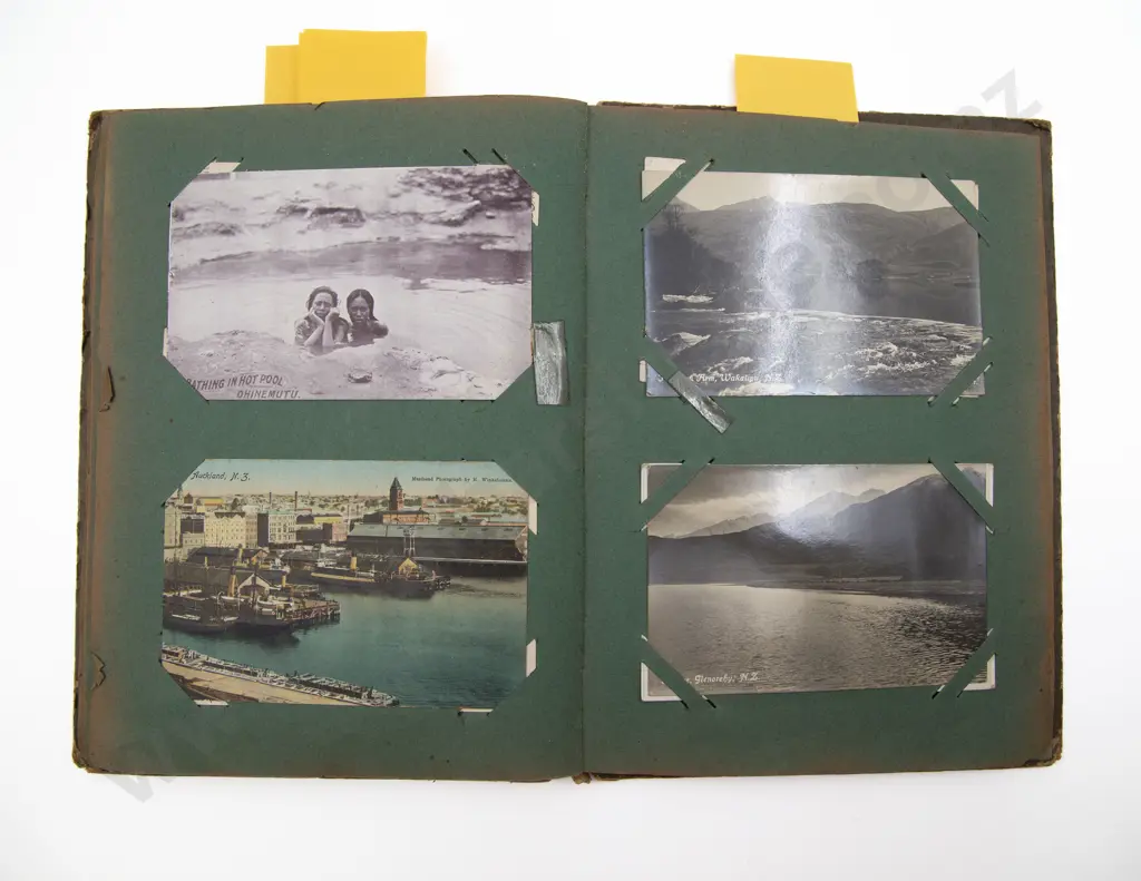 Late C19th/20th Small Postcard Album Image 1++
