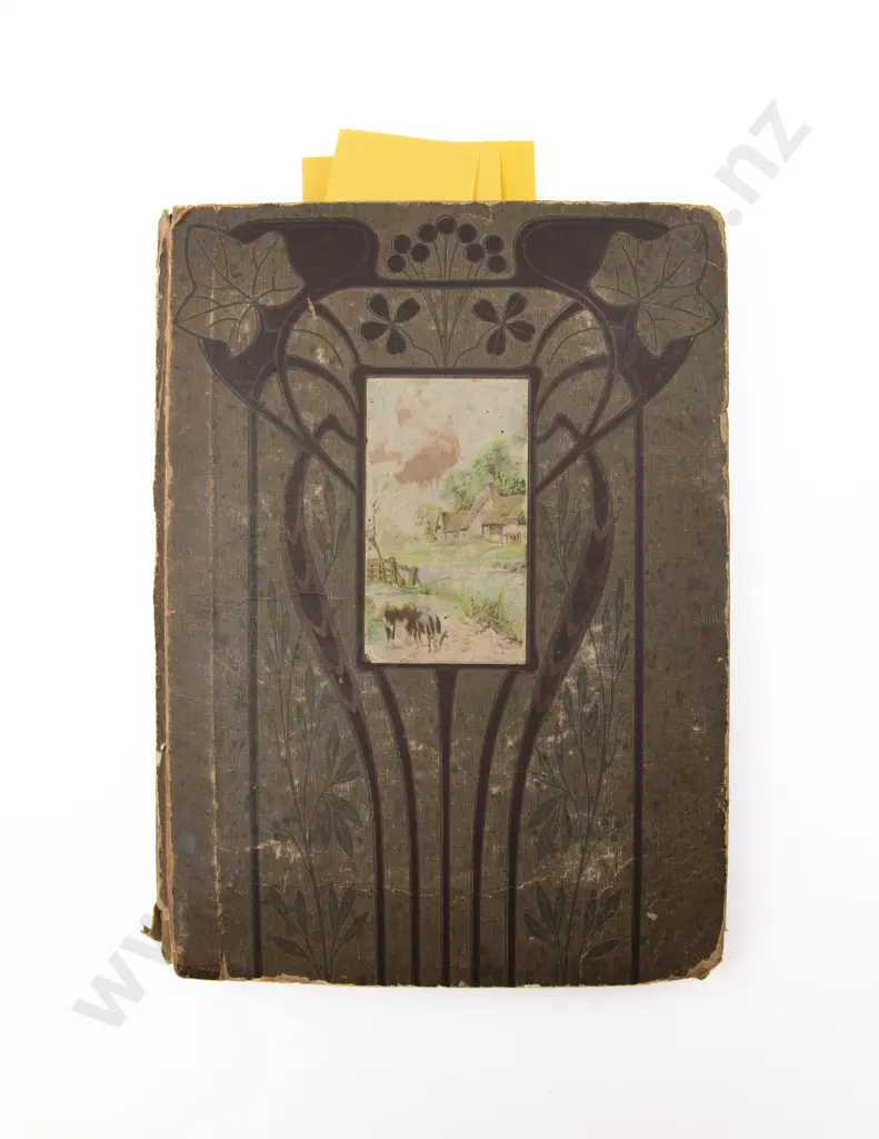Late C19th/20th Small Postcard Album Image 1++