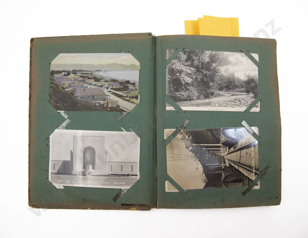 Late C19th/20th Small Postcard Album Image 1++