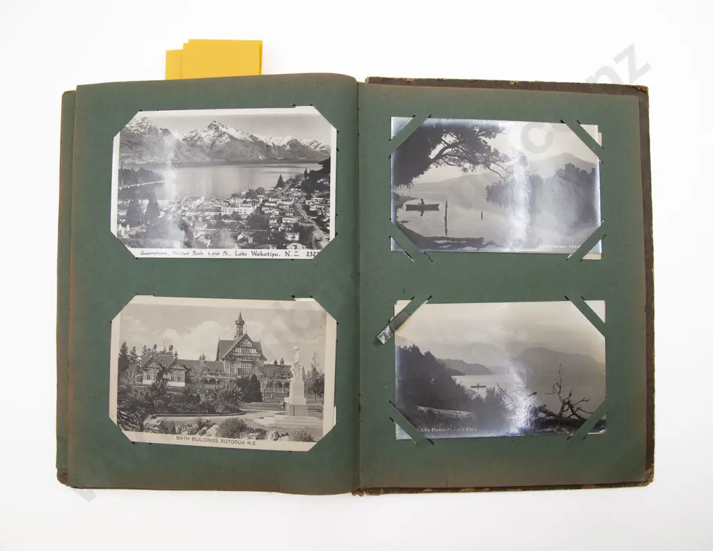 Late C19th/20th Small Postcard Album Image 1++