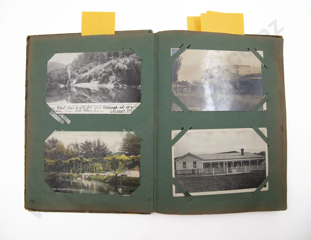 Late C19th/20th Small Postcard Album Image 1++
