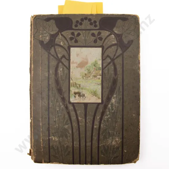 Late C19th/20th Small Postcard Album