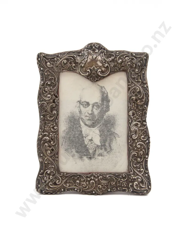 Victorian S/S Ornately Embossed Picture Frame Image 1++