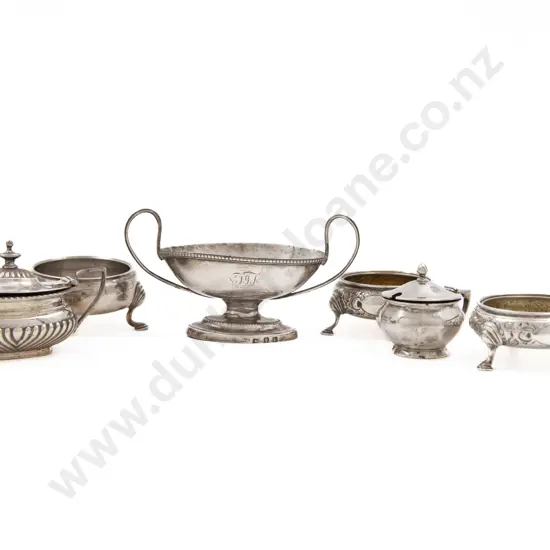 Six S/S Condiments of Various Dates