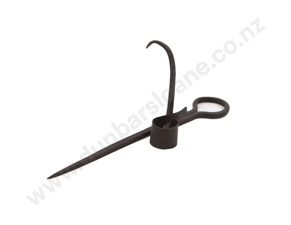 C19th Wrought Iron Miner's Candle Holder (Sticking Tommy) Image 1++