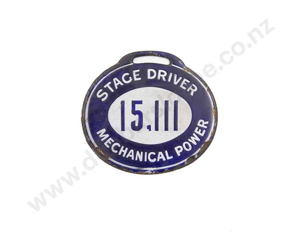 Vintage Enamel Tag Image 1++