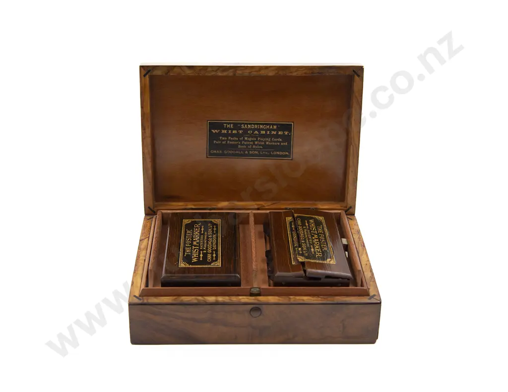 Late C19th The Sandringham Whist Cabinet Image 1++
