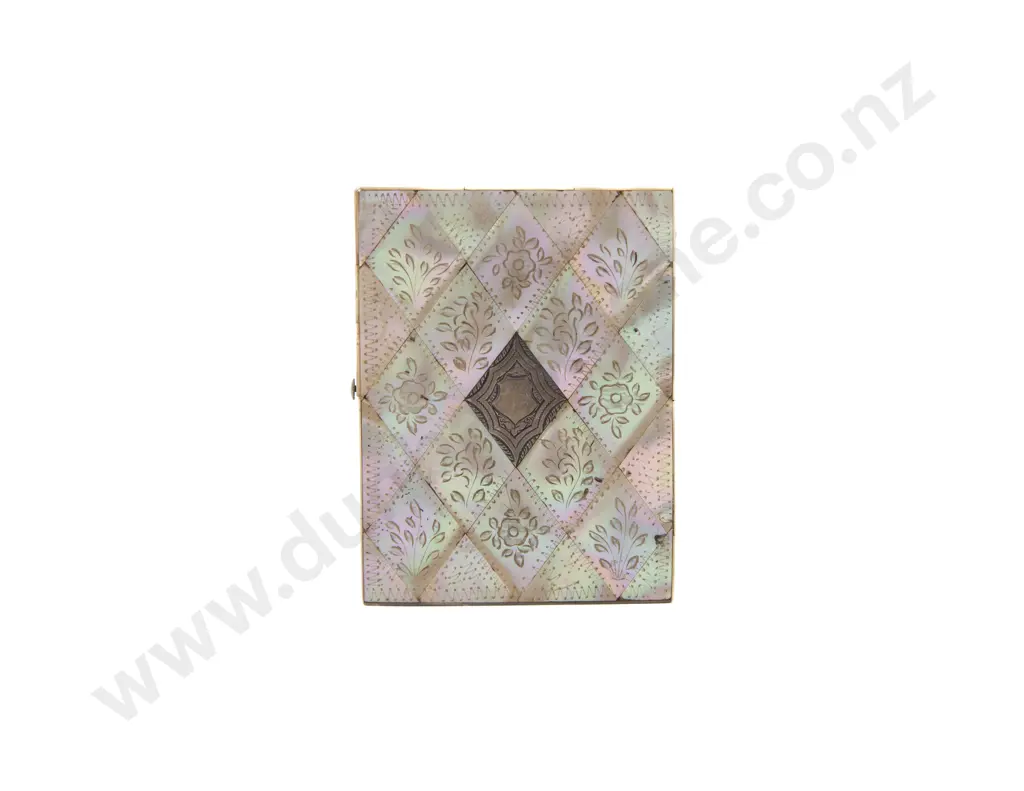 Victorian MOP Calling Card Case Image 1++