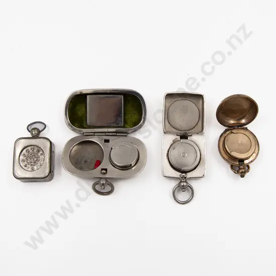 Four Various Plated Sovereign Cases