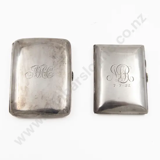 Two S/S Cigarette Cases