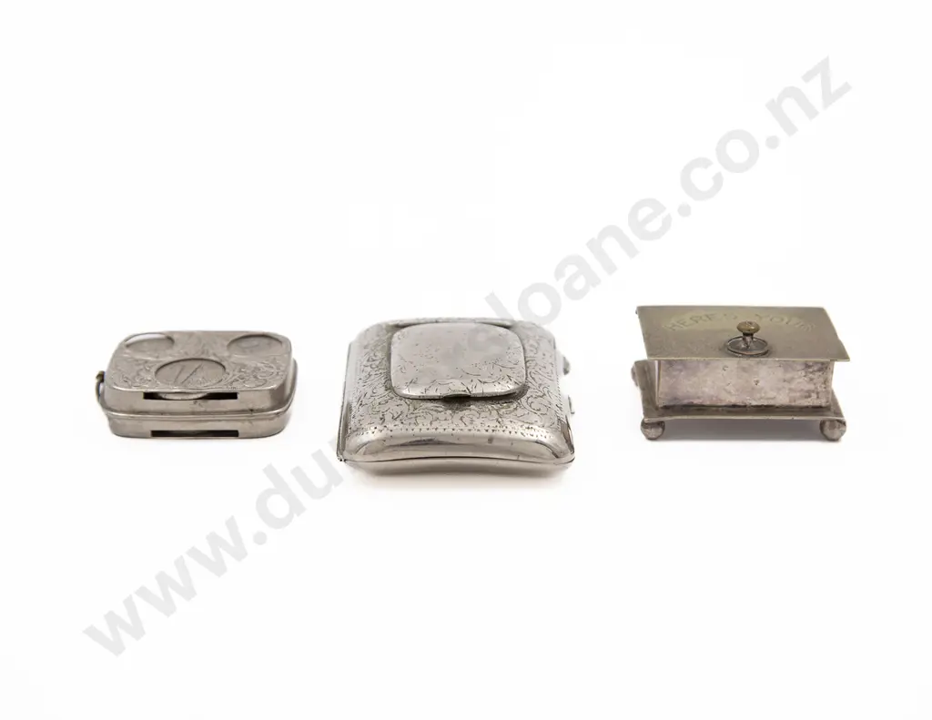 Small Sheffield S/Plate Trinket Box Image 1++