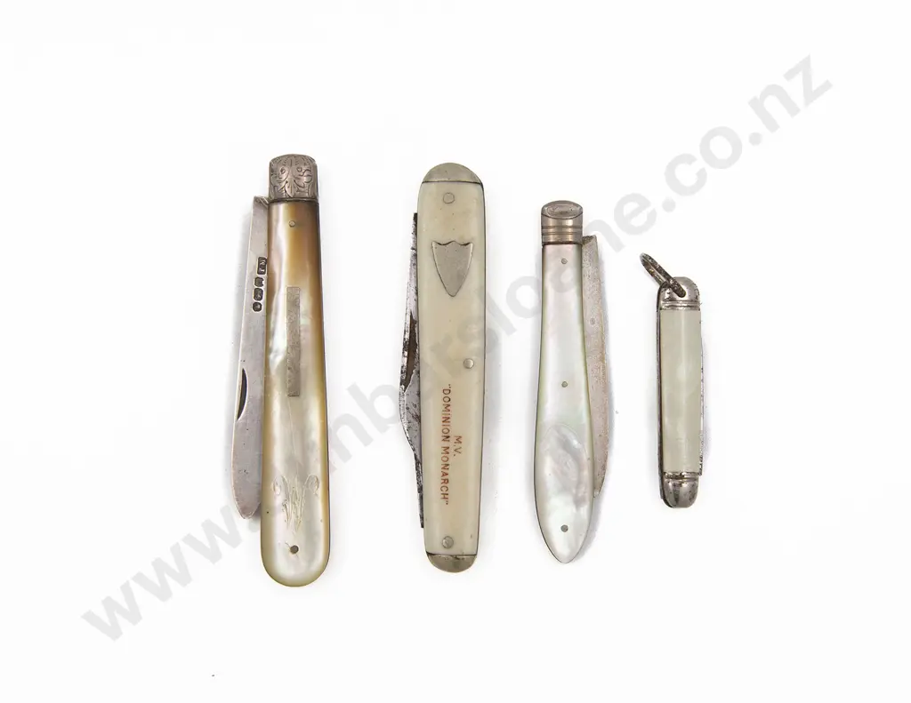 S/S & MOP Pocket Knife Sheffield 1869 and Three Others Image 1++