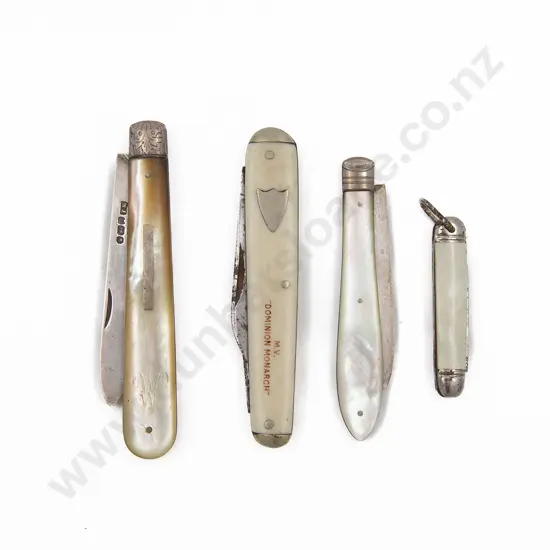 S/S & MOP Pocket Knife Sheffield 1869 and Three Others