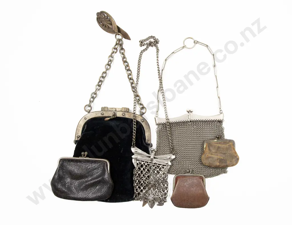 Collection Six Victorian and Early C20th Purses Image 1++
