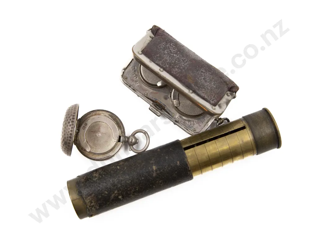 Victorian Coin Cylinder S/S Sovereign Case and Sovereign Purse Image 1++