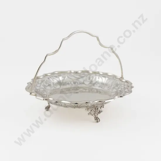 Edw VII Bon Bon Basket By Walker & Hall