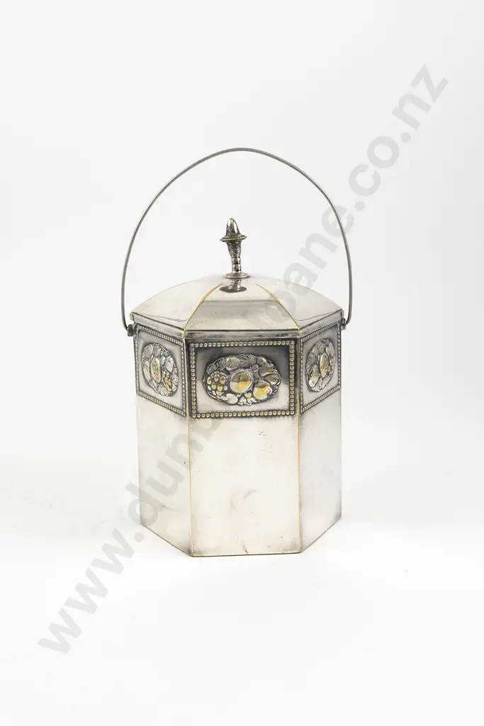 Orivit Jugendstil S/P Biscuit Barrel Image 1++