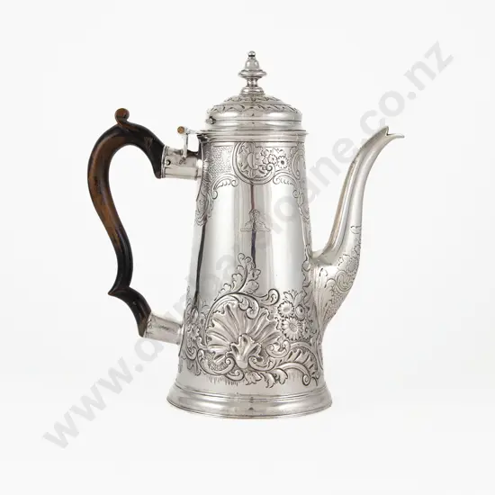 Late C17th/Early C18th Britannia Silver Coffee Pot