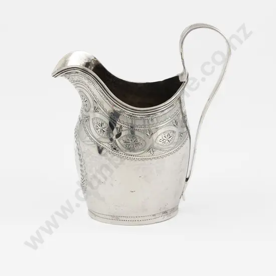 Geo III S/S Cream Jug By The Barnard Family