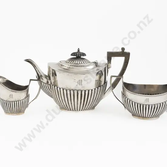 Edw VII S/S 3 Piece Tea Set