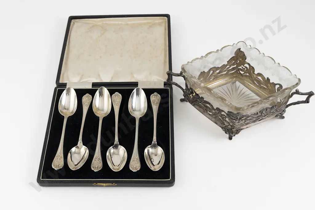 Art Nouveau .800 Silver Table Bowl Image 1++