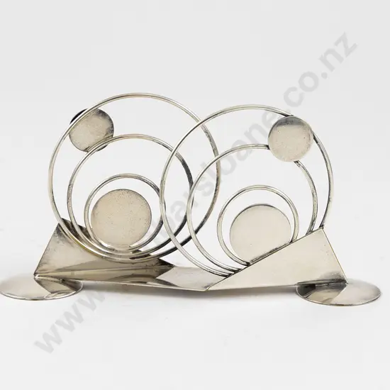 A Stylish WMF Art Deco Letter Rack