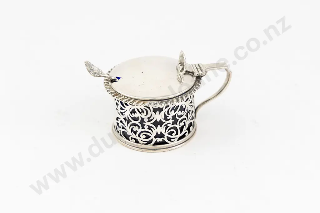 Geo III S/S Mustard Pot Image 1++
