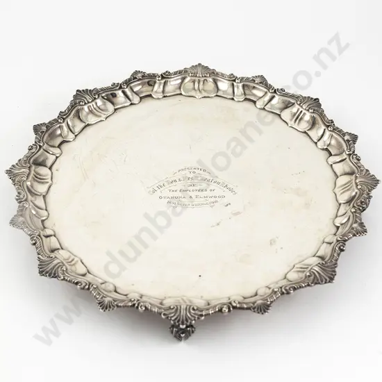 Geo V S/S Circular Salver