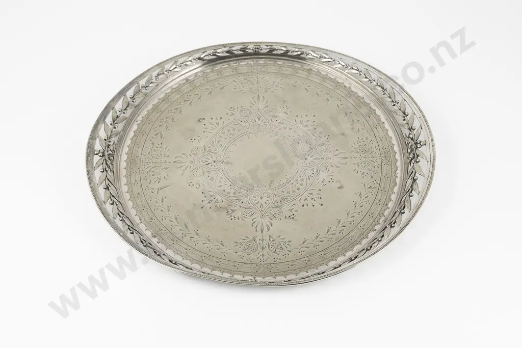 An Elegant Elkington & Co S/P Drinks Tray Image 1++