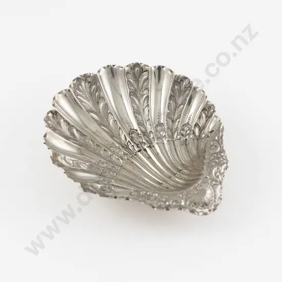 Vict S/S Scallop Shaped Butter Dish
