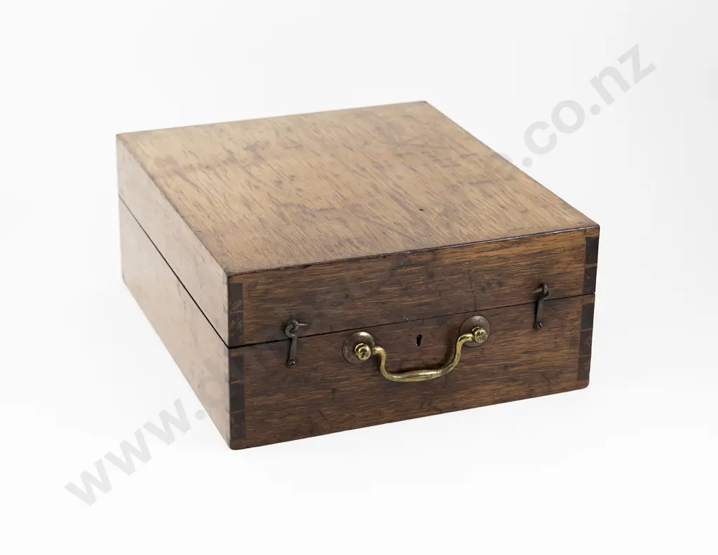 Vict Mahogany Cased S/S 4 Piece Tea Set By The Goldsmiths & Silversmiths Co Image 1++