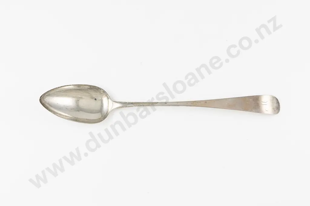 Geo III Scottish S/S Basting Spoon Image 1++