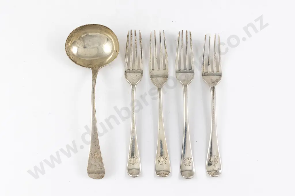5 S/S Dessert Forks Image 1++