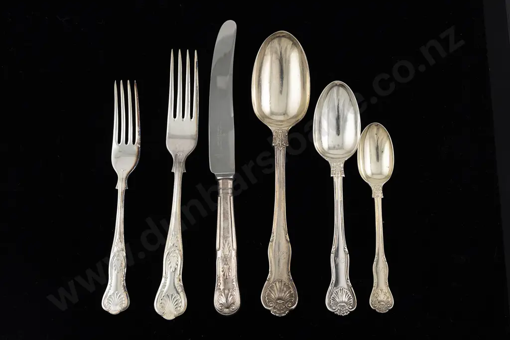 composed 38 Piece Set Of S/S & S/P Kings & Kings Husk Pattern Cutlery Image 1++