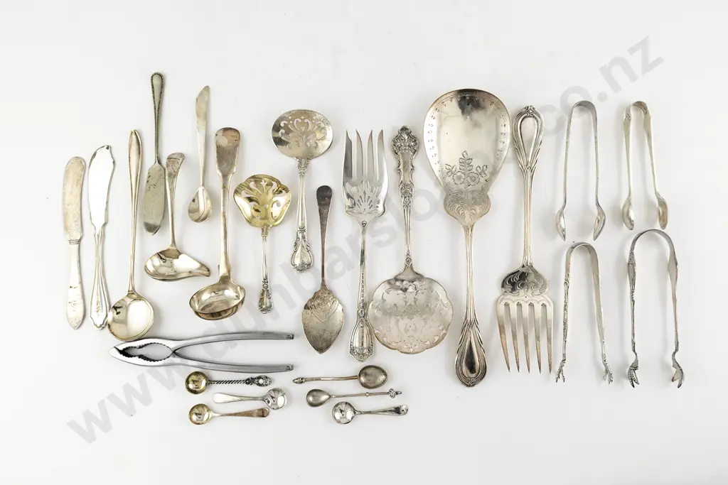 Group Of Mixed S/S & S/P Flatware Image 1++