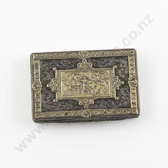 Fine Quality C19th French .900 Silver Snuff Box