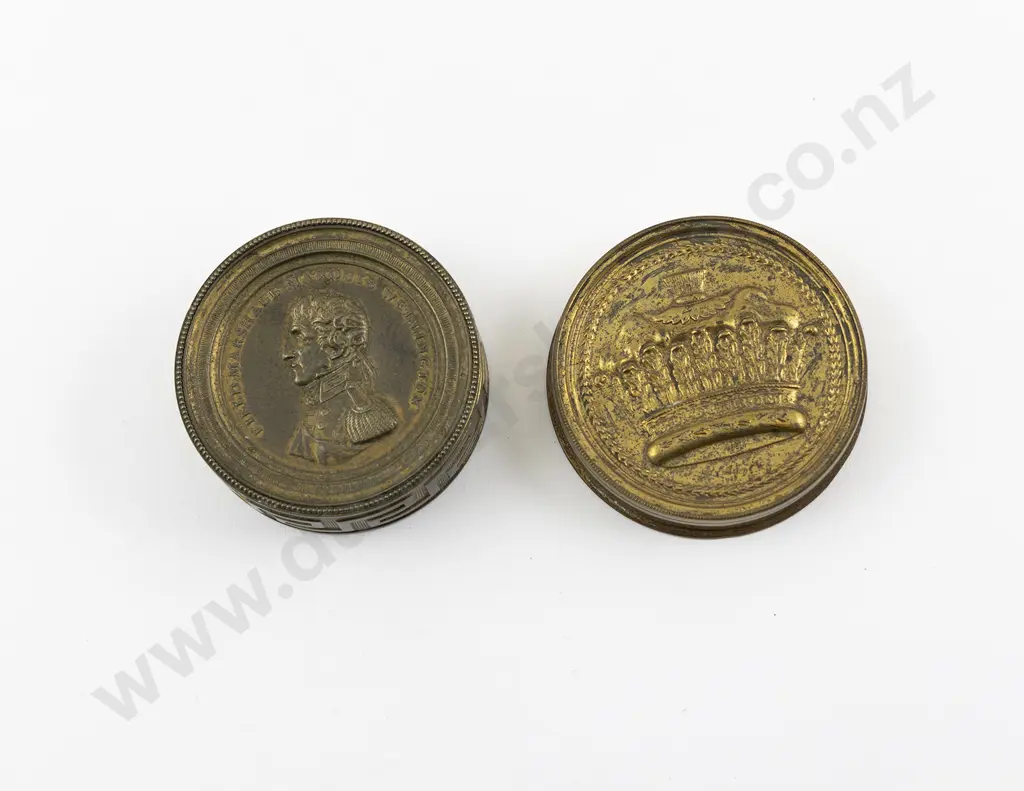 British Royal Document Brass Wax Seal Case Image 1++