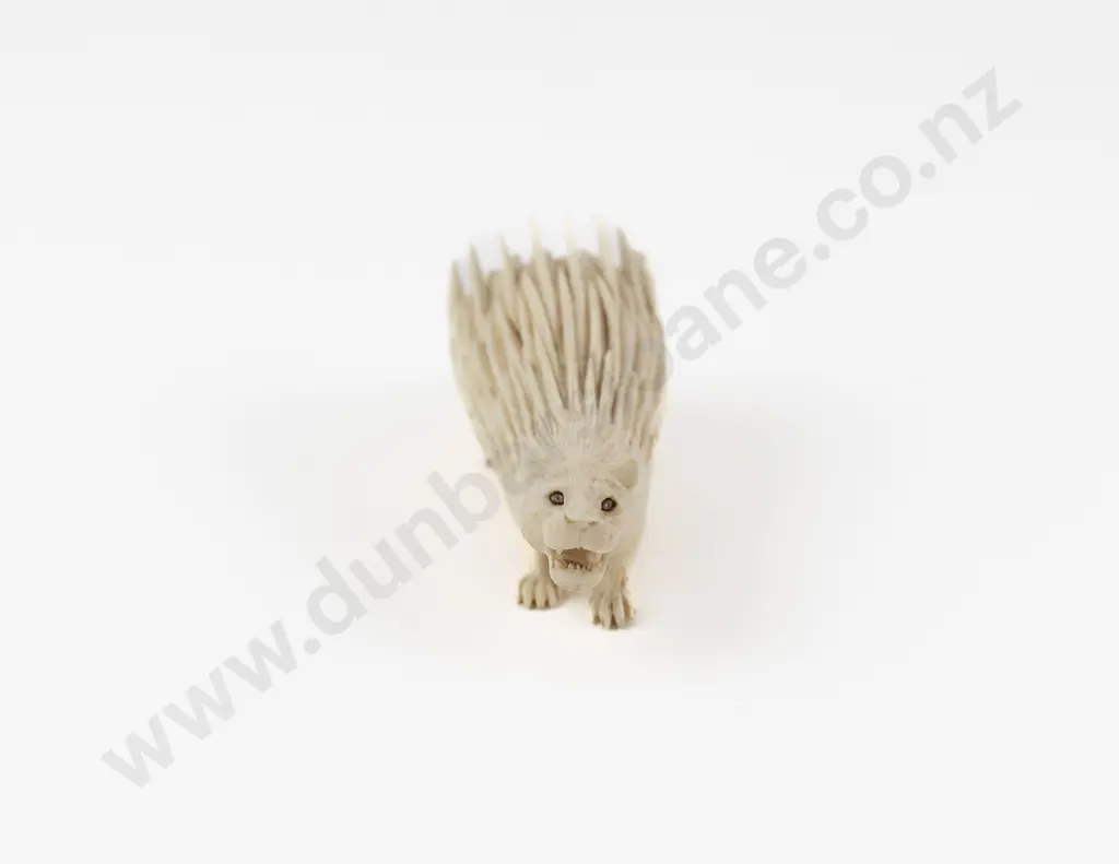 Antique Carved Figure Of A Porcupine Image 1++