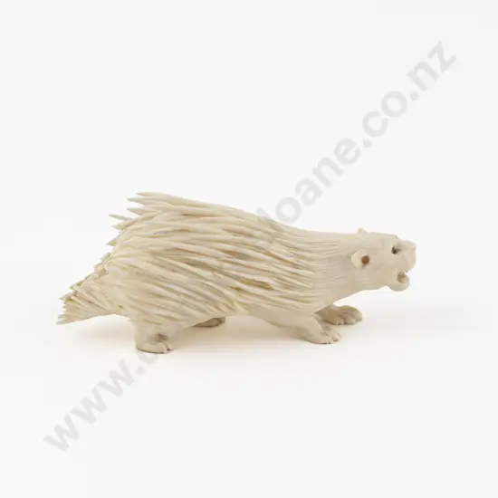 Antique Carved Figure Of A Porcupine