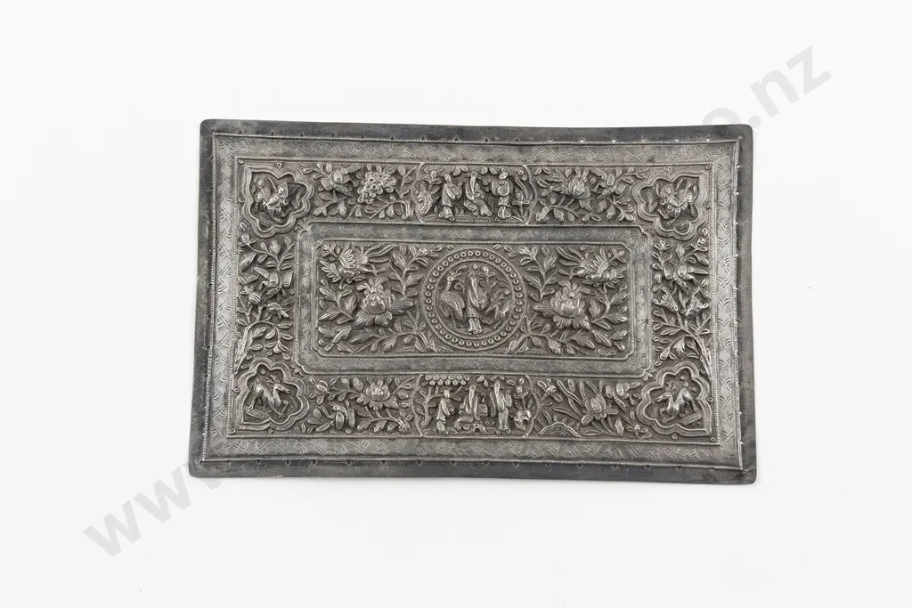 Indian Silver Rectangular Panel Image 1++